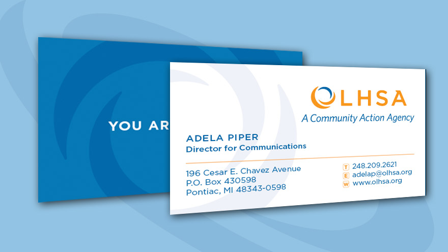 OLHSA Business Card